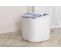 Pouf Piff 44x44x41 Cm Blanc