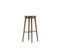 Tabouret De Bar Mollösand 36x36x75 Cm Brun