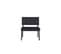 Fauteuil fixe Monett 66x64x74 Cm Noir