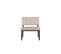 Fauteuil fixe Monett 66x64x74 Cm Beige