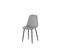 Chaise Polar 44x52x86 Cm Gris