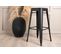 Tabouret De Bar Tempe 43x43x76 Cm Noir