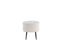 Pouf Pot 40x40x40 Cm Blanc