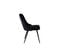 Chaise Velvet Deluxe 50x66x89 Cm Noir