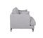 Fauteuil Sofia 108x92x82 Cm Gris