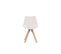 Chaise Zeno 48x56x84 Cm Blanc