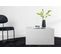 Table Basse Jersey 40x40x45 Cm Blanc