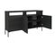 Buffet Zenith 150x45x89 Cm Noir