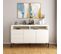 Buffet Zenith 150x45x89 Cm Blanc