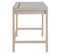 Bureau Design "northgate" 112cm Bouleau et Gris