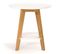 Table D'appoint Design "kensal" 55cm Chêne et Blanc