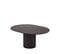 Toscana - Table à Manger Extensible 4 à 6 Personnes En Bois Ø120-160x120cm - Couleur - Noir