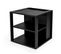 Table D'appoint Design "cuben" 50cm Noir
