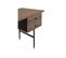 Bureau Vintage En Bois Et Métal - Jersey