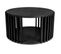 Table Basse Ronde Design "drum" 83cm Noir