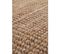 Tapis Moderne Curly En Jute - Beige - 160x230 Cm