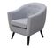 Fauteuil ARISTO tissu gris clair