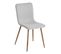 Lot de 4 chaises "BELLA" Taupe pour le prix de 3