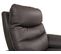 Fauteuil relax électrique EVOGG cuir et croûte marron glacé