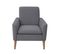 Fauteuil CHILLY tissu gris clair