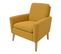 Fauteuil CHILLY tissu jaune