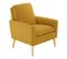 Fauteuil CHILLY tissu jaune