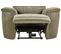 Fauteuil relax 2 moteurs ADAM tissu marron