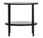 Table basse ronde MODERN LIVING noir/ blanc MARBELA