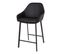 Tabouret de bar H.63 FABIO noir