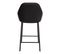 Tabouret de bar H.63 FABIO noir