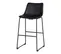 Tabouret de bar H.73 ROMANE noir