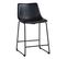 Tabouret de bar H.61 ROMANE noir