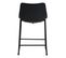 Tabouret de bar H.61 ROMANE noir