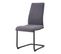 Chaise tissu FABIENNE gris