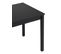 Coin repas table + 4 chaises OWEN noir