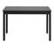 Coin repas table + 4 chaises OWEN noir