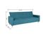 Banquette lit BIMBO tissu Bleu canard