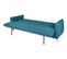 Banquette lit BIMBO tissu Bleu canard