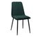 Lot de 4 chaises "APPOLINE" Vert pour le prix de 3