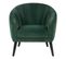 Fauteuil ARIEL tissu velours vert