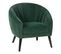 Fauteuil ARIEL tissu velours vert