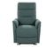 Fauteuil relax TRACY tissu vert