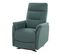 Fauteuil relax TRACY tissu vert