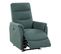 Fauteuil relax TRACY tissu vert