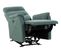 Fauteuil relax TRACY tissu vert