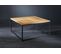 Table basse GUSTAVE Naturel/noir