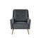 Fauteuil LAURANNE tissu gris