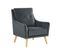 Fauteuil LAURANNE tissu gris