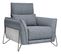 Fauteuil relax électrique CALVINE tissu bleu