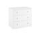 Commode 3 tiroirs BLOOM Blanc